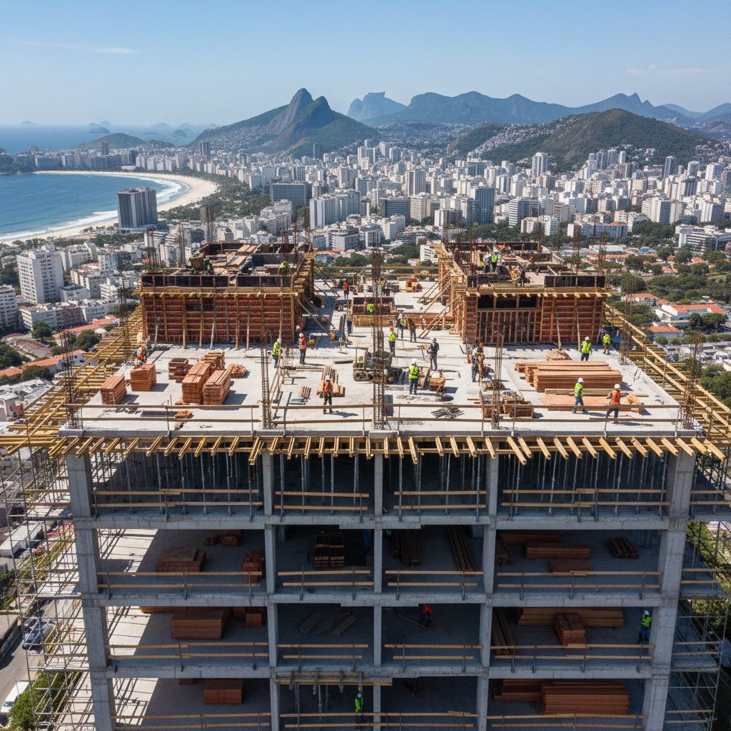 Obras — Abastecimento por etapa com preço travado. Sua obra não para.
